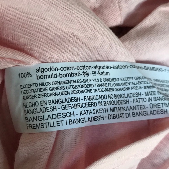 NWT! ZARA baby girl size 6/9 months pink Long sleeve tee - Picture 4 of 6